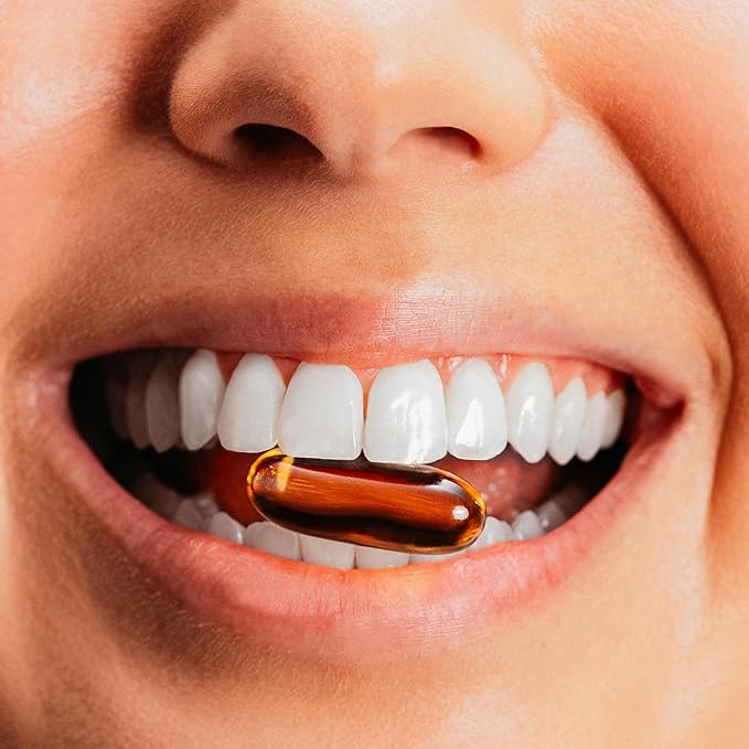 True Grace Omega-3 Fish Oil - 120 Softgels - 1400 mg EPA + DHA - Brain Heart Joint &amp Immune Health - Organic Gluten Free Soy Free