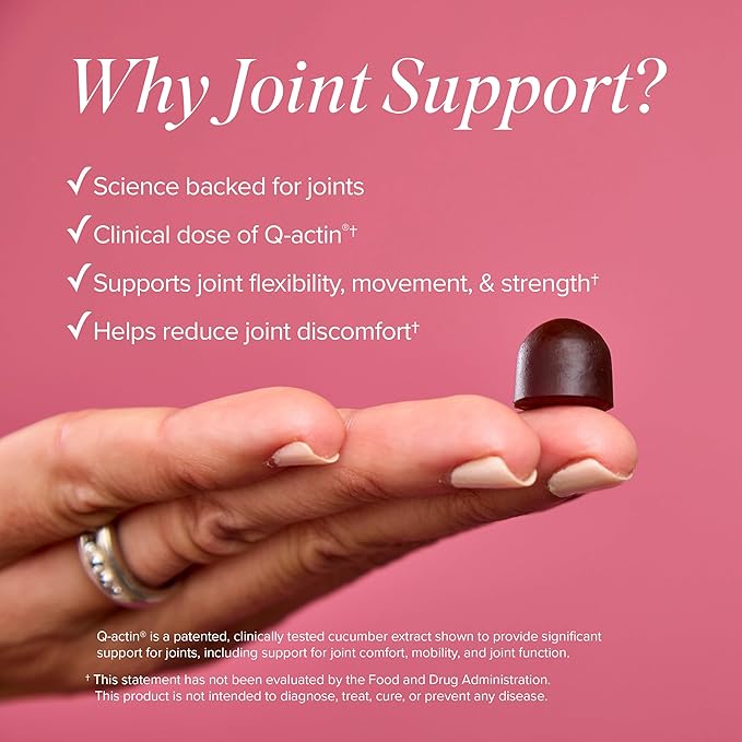 Isagenix Joint Support - Science-Backed Natural Ingredients to Help with Joint Flexibility Mobility and Strength - Raspberry Flavor - 30 Gummies
