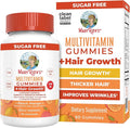 MaryRuth's Multivitamin + Hair Growth Gummies | with Lustriva® | Biotin 10000mcg | B Vitamins | Formulated for Thicker Hair Wrinkles Fine Lines Skin Care | Ages 18+ | 30 Servings