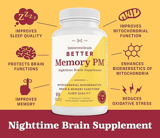 Better Memory Combo Kit - 3 Better Memory and 1 Better Memory PM - High Absorption Turmeric Extract* (4 Bottles Total)