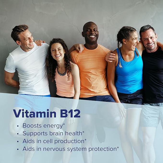 Superior Source No Shot Vitamin B-12 Cyanocobalamin 5000 mcg - Vitamin B-12 to Support Energy Production Brain Health &amp Overall Wellness - Sublingual Tablets - 100 Dissolvable Tablets