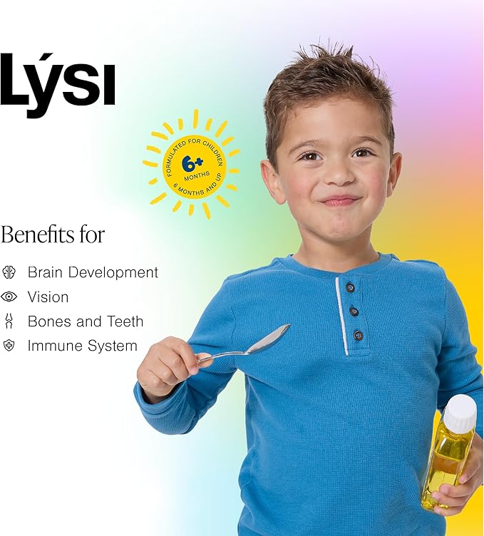 LYSI Liittles Childrens's Omega Lemon Cod Liver Oil 8.12 OZ