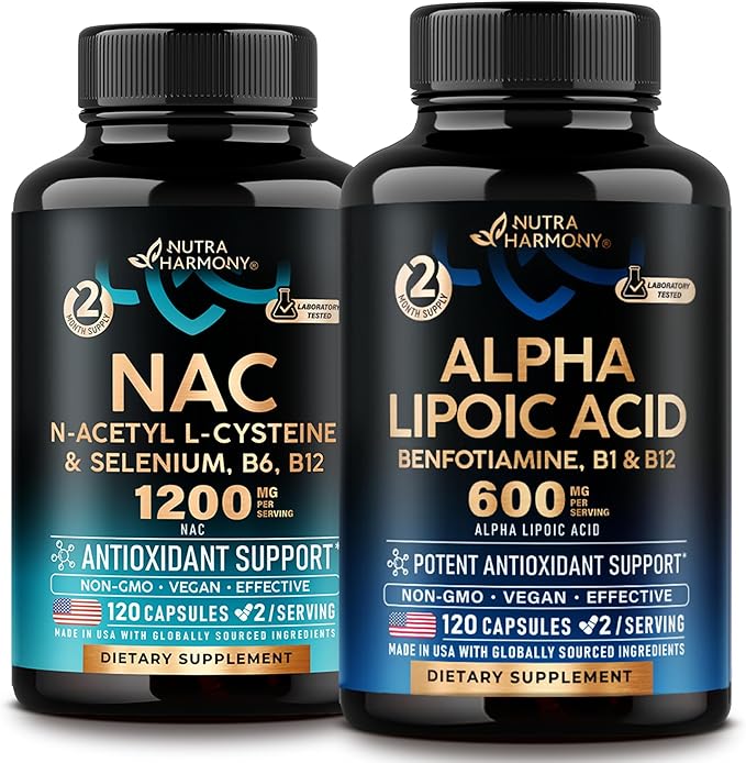 NUTRAHARMONY NAC &amp Alpha Lipoic Acid Capsules