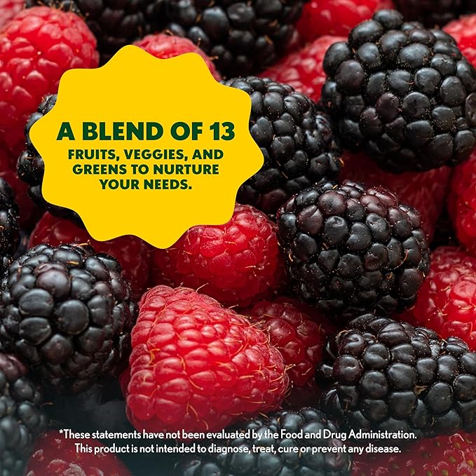 Amazing Grass Greens Blend Antioxidant: Super Greens Powder with Spirulina Beet Root Powder Elderberry Prebiotics &amp Probiotics Sweet Berry 15 Servings (Packaging May Vary)