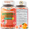 Liposomal Vitamin C 1000mg Gummies for Adults - Vitamin C Chewable with Elderberry Zinc &amp 8mg Iron Sugar Free Vit C Supplements Daily Immune Support Gummies for Energy Collagen Booster 60 Coun