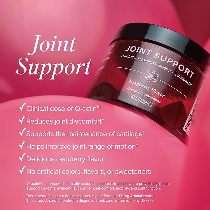 Isagenix Joint Support - Science-Backed Natural Ingredients to Help with Joint Flexibility Mobility and Strength - Raspberry Flavor - 30 Gummies