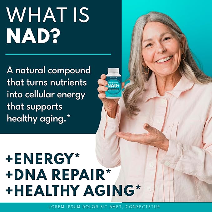 NAD+ Supplement Liposomal + Resveratrol for Women &amp Men Astaxanthin CoQ10 Alpha Lipoic Acid Green Tea - 120 Count