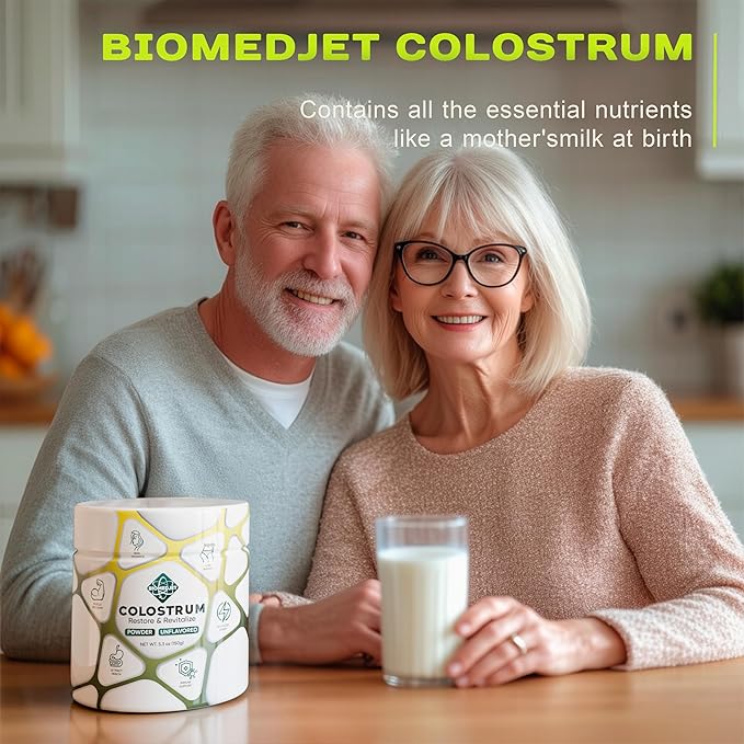 Colostrum Supplement Powder-for Immune Support Gut Health-Muscle Recovery &amp Wellness-Natural IgG-Pure Whole Bovine Superfood-Unflavored-75 Servings