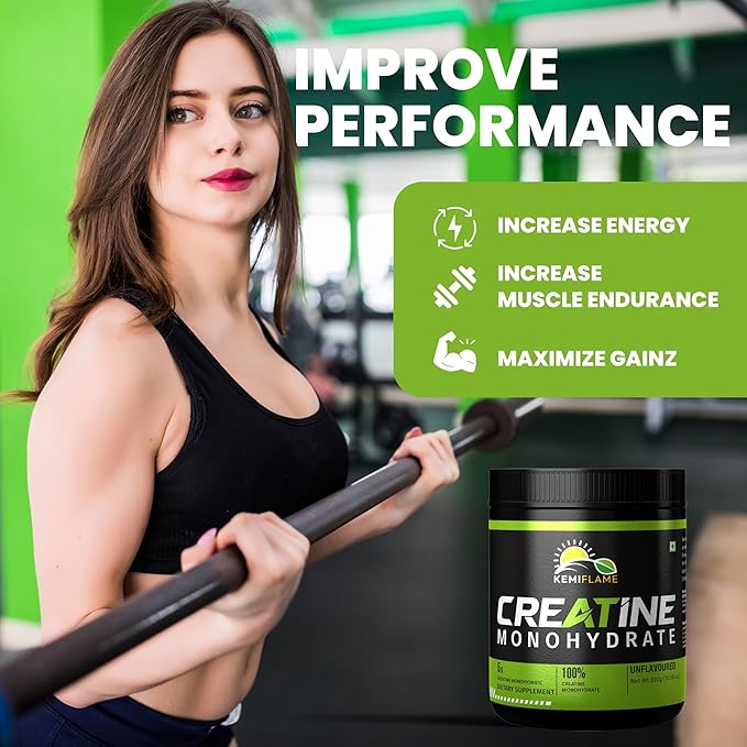 Creatine Monohydrate Powder Unflavored 60 Servings - 300 Grams