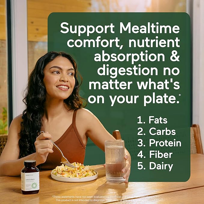 SMARTERNUTRITION Vegan Digestive Enzymes - Digestion Bloating &amp Gut Health Support with 16 Multi Enzymes for Nutrient Absorption &amp Meal Time Comfort for Both Men &amp Women - 540 Count[180-Da