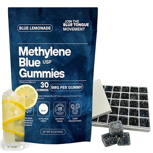 Methylene Blue 5mg 30ct The First of its Kind 3rd Party Tested No Heavy Metals USP - Proud American Company