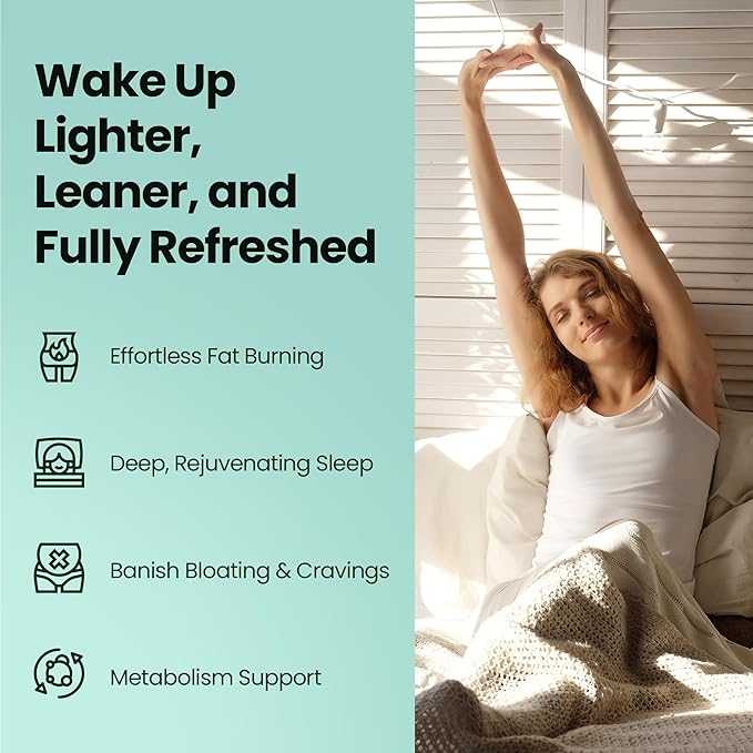 MidnightSlim™ | Advanced Nighttime Weight Management | Maximum Strength Metabolism Support Digestive Health Peaceful Sleep | Premium Probiotic Complex | 30 Capsules