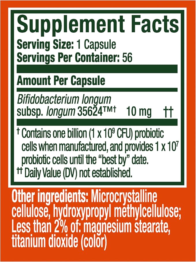 Align Probiotic 24/7 Digestive Support*§ Probiotics for Women and Men Probiotics for Digestive Health Men and Womens Probiotic Capsules Help Relieve Occasional Bloating &amp Gas* 56 Capsules