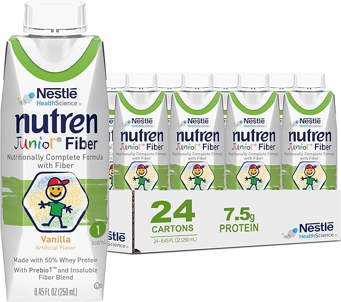 Nutren Junior Fiber Vanilla 24 Count