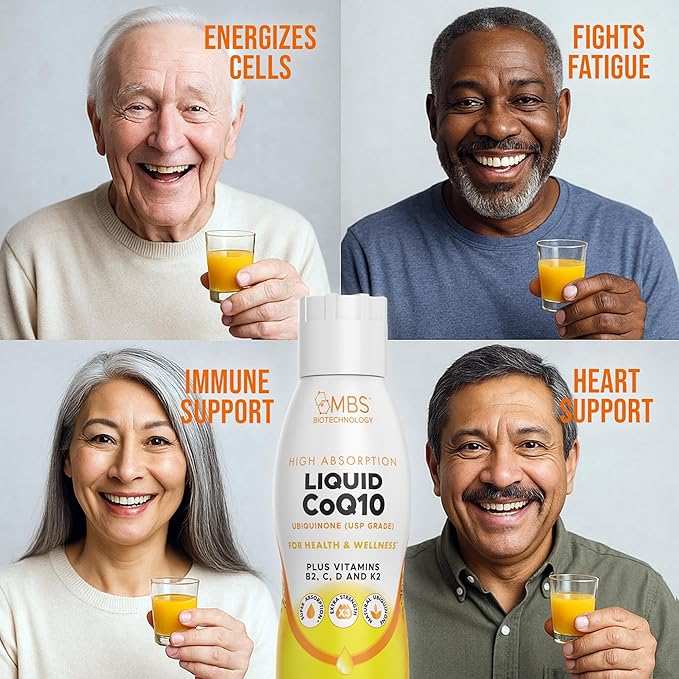 Liquid CoQ10 120mg of Bioavailable Ubiquinone for Superior Absorption. Support Heart Bone and Skin Health with a Natural Antioxidant. 35 Servings in a Convenient 17 oz Bottle.