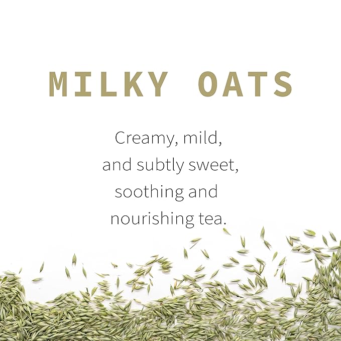 Milky Oats Organically Grown in Wisconsin | 5.6 oz | 79 Servings | Sacred Blossom Farm | Herbal Tea &amp Medicinal Herbs | Loose Leaf | Regenerative Farming | Single Source | Avena Sativa