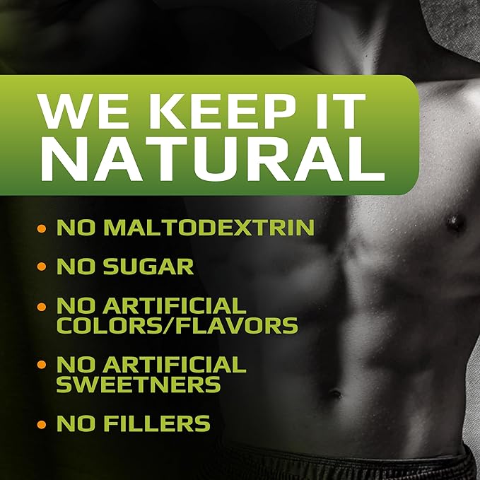 MFL Muscle Glut-Amino | Glutamine Complex | Amino Complex | 0 Sugar | Sweetened with Stevia | All-Natural | 60 Servings (Natural)