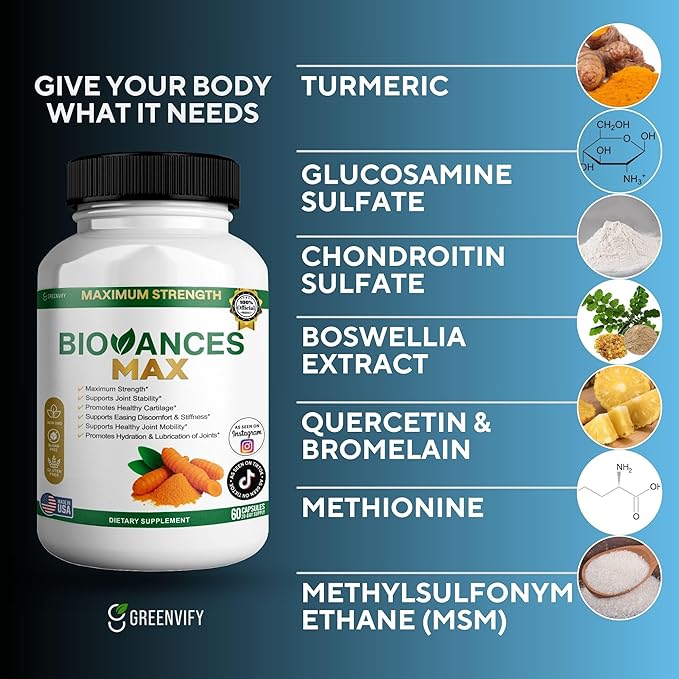 Bioances Max Joint Support Supplement Glucosamine (1)