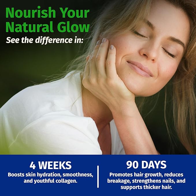 1 Body Hair Skin and Nails Vitamins with Biotin – Hair Growth Supplement for Women &amp Men with 26 Vitamins Minerals &amp Herbal Extracts – Stronger Hair Healthy Skin &amp Nails – 60 Vegan Capsu