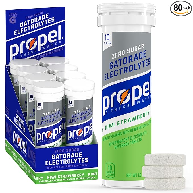 Propel Fitness Water Tablets Kiwi Strawberry 80 Count