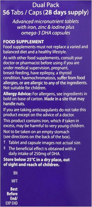 Neurozan Vitabiotics Plus Tablets 56 Capsules
