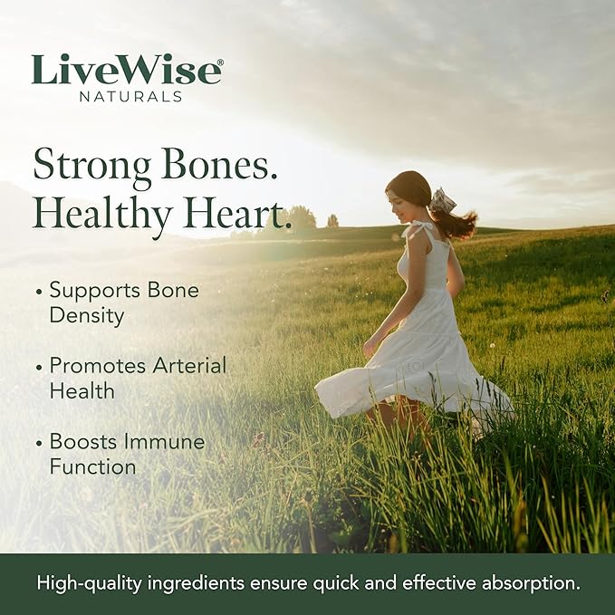 Live Wise Naturals Vitamin D3 1000 IU 25 MCG Drops - 150 Servings Ultra Concentrated Formulation Fast Absorption Vegan Organic MCT Oil Formula - Micro-Dosing Dropper for Bone &amp Immune Support
