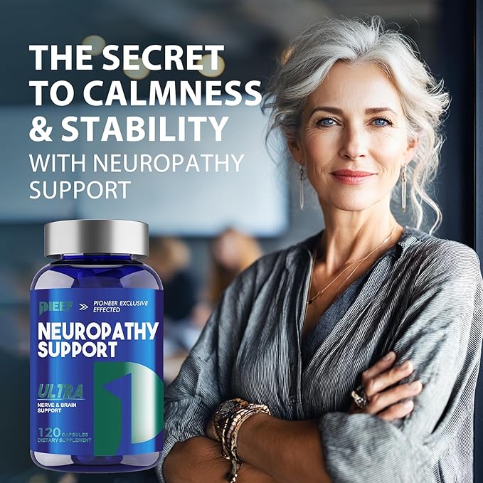 Nerve Savior Neuropathy Supplement 120 Capsules with 600mg Alpha Lipoic Acid &amp Benfotiamine Specially Formulated for Nerve Health in Hands Fingers Feet and Toes