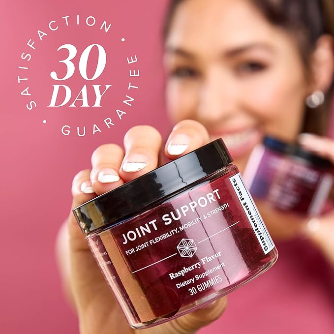 Isagenix Joint Support - Science-Backed Natural Ingredients to Help with Joint Flexibility Mobility and Strength - Raspberry Flavor - 30 Gummies
