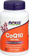 NOW Foods Coq10 100mg 150 Soft Gels
