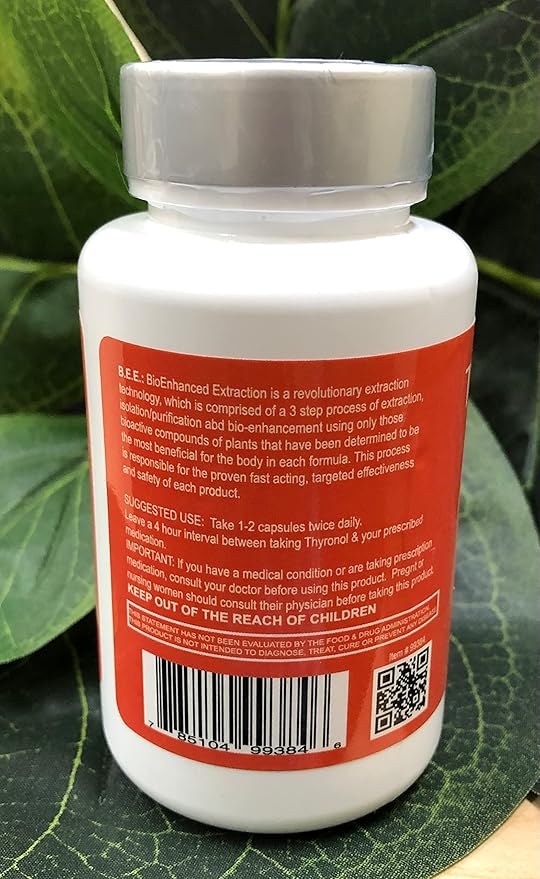 THYRONOL 45 Capsules/Bottle SUPORTS Normal Thyroid Function