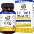 MaryRuth’s Gut Flora Health+ Enzymes | Prebiotic &amp Probiotic Digestive Enzymes for Healthy Gut Biome &amp Digestive Support | Gastrointestinal Health | CLP Certified | 60 Capsules | Up to 2 Month
