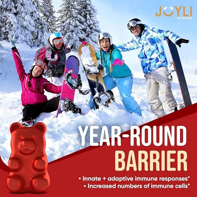 2 Pack - JOYLI Quercetin Gummies with Bromelain Zinc Vitamin C &amp D3 – Sugar-Free Quercetin Supplement for Immune Support &amp Seasonal Wellness – 500mg Quercetin for Kids &amp Adults – 60 Gumm
