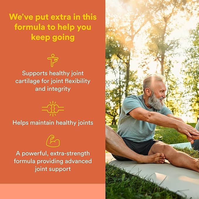Natural Factors OsteoMove Joint Care Extra Strength Support for Joint and Bone Health Non-GMO 240 tablets (120 servings)