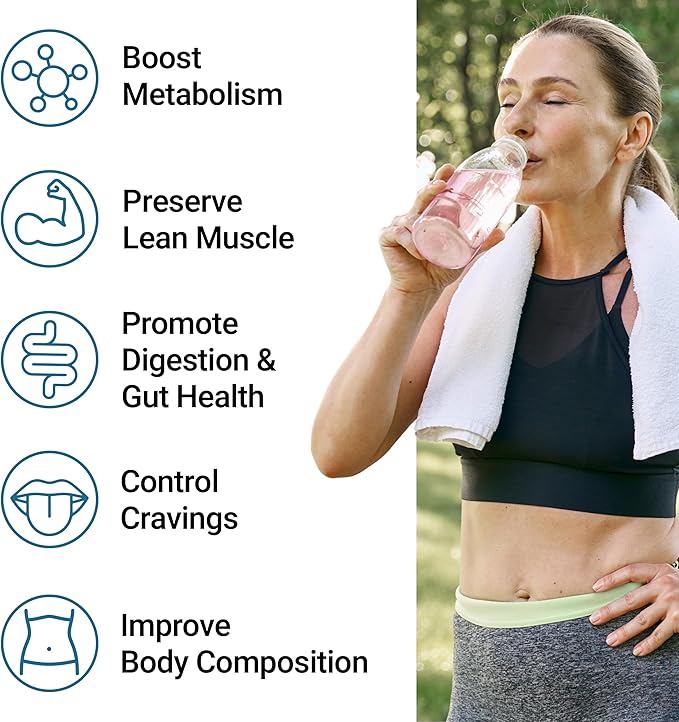 Force Factor Diet Aid Powder Metabolism Booster &amp Diet Support Supplement for Lean Body Mass with 15x More Absorbable Chromium Refreshing &amp Delicious Tropical Fruit 30 Servings