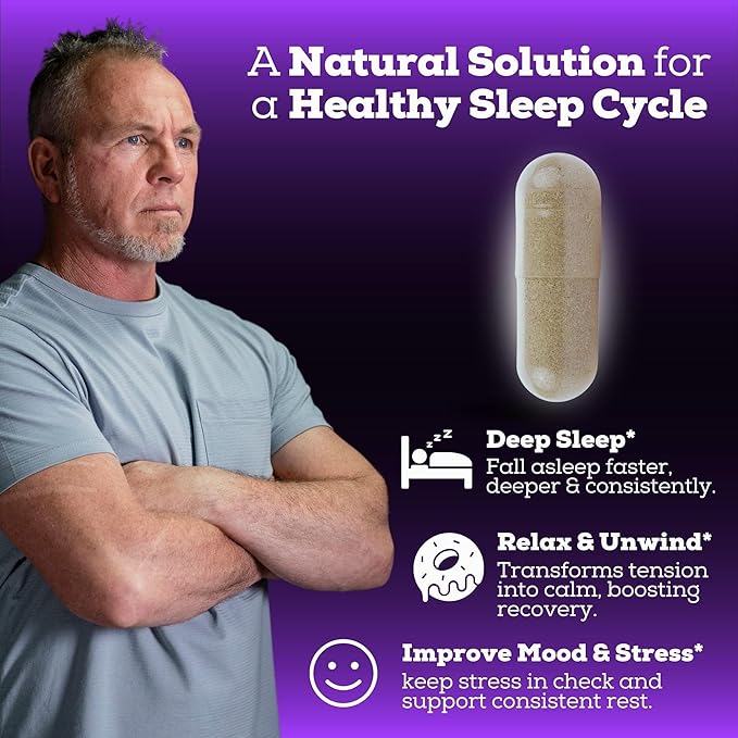 Black Forest Ashwagandha Magnesium Sleep Aid (6-in-1) - Magtein Magnesium L-Threonate L-Theanine Apigenin Supplement for Sleep 3 Enhanced with (Ashwagandha L theanine &amp Vitamin D)
