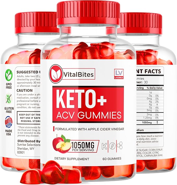 (5 Pack) VitalBites Keto VitalBites VitalBites Keto ACV Gummies VitalBites Gummies Keto Vital Bites Keto + ACV Gummies VitalBites ACV Gummies Advanced Formula Supplement 300 Gummies For 5 Months