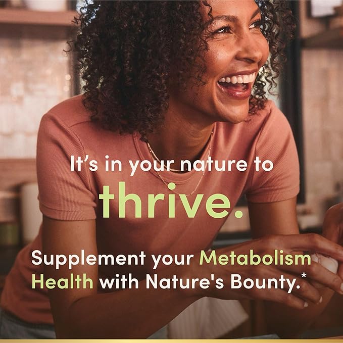 Nature's Bounty Advanced Metabolism Booster Helps Support Healthy Metabolism &amp Fat Loss 60 Capsules