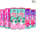 Alani Energy Drinks Winter Wonderland Hawaian Shaved Ice Pink Slush Flavors - Variety Pack Sugar-Free Low-Calorie 12 fl oz (Pack of 6)