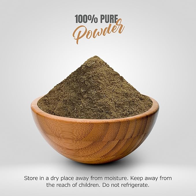 Herbsforever Khas Powder | Vetiveria Zizanioides | Natural Dietary Fiber | Non-GMO Vegan Gluten-Free | 454 GMS