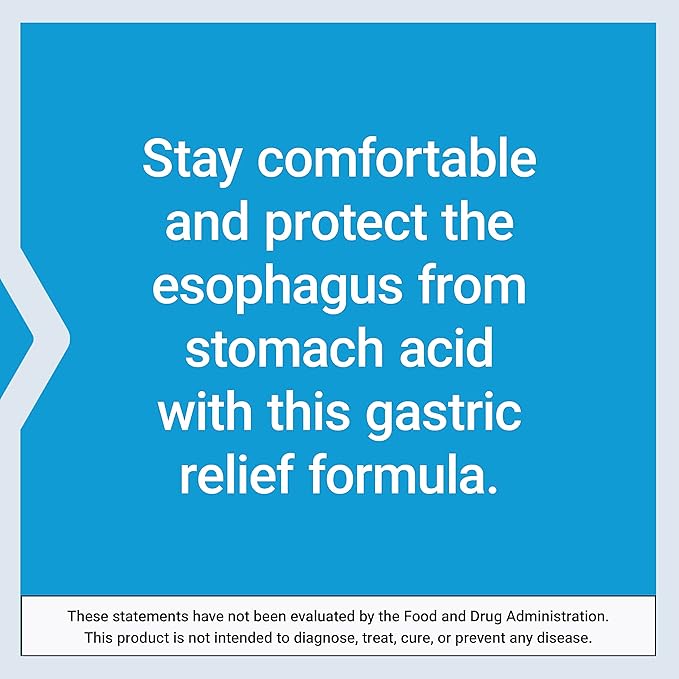 Life Extension Esophageal Guardianalginic AcidPotassium Bicarbonateget Long-Lasting Relief from gastric DistressVegetarianNon-GMOGluten-Free60 Vegetarian chewable Tablets(Pack of 2)