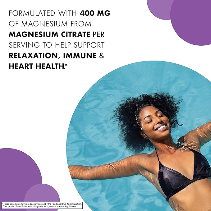 Bluebonnet Nutrition Magnesium Citrate 400mg of Magnesium Maximum Absorption Supports Immune Health &amp Energy Production* Soyfree Gluten-Free Non-GMO Kosher Dairy Free Vegan 120 Caplets