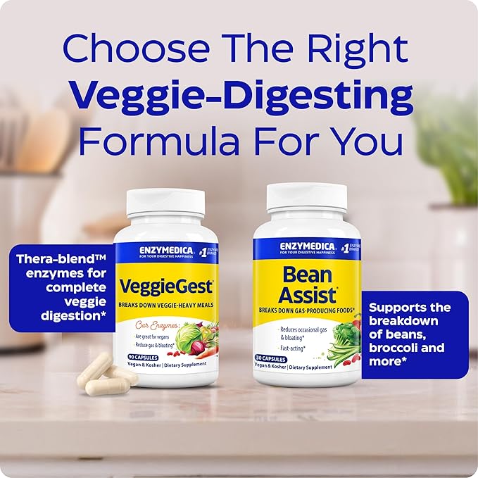 ENZYMEDICA VeggieGest Capsules 60 Count