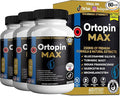Ortopin MAX Joint Support Supplement Glucosamine Chondroitin Turmeric Boswellia MSM 60 Capsules 20 Day Supply (3)