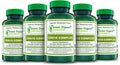 Green Organic Supplements Coq 10 Complex Ubiquinone 90 VCaps High Absorbable Non-GMO Gluten-Free (Pack of 5)