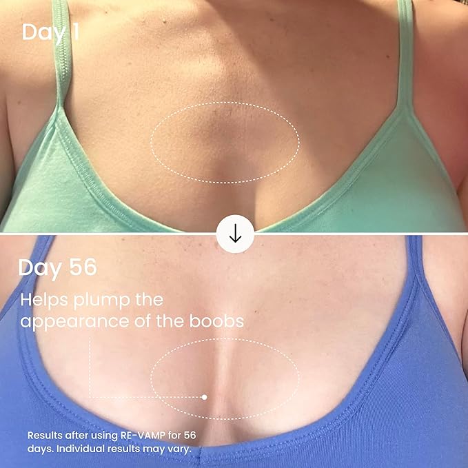 MAËLYS RE-VAMP Plumping Body Serum - Hydrating Body and Boob Serum with Hyaluronic Acid and Blackberry Extract (3.5 oz)