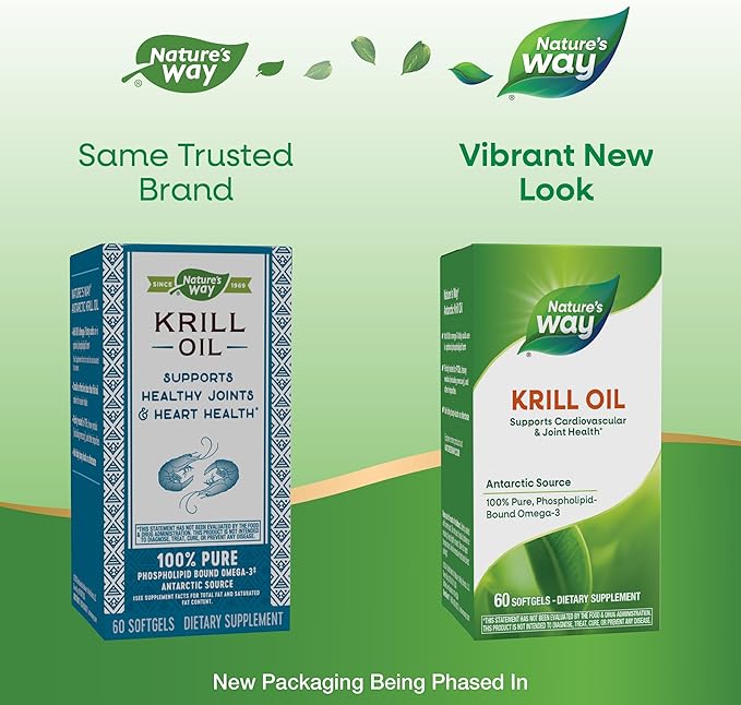 Nature's Way Krill Oil 100% Pure Krill Oil