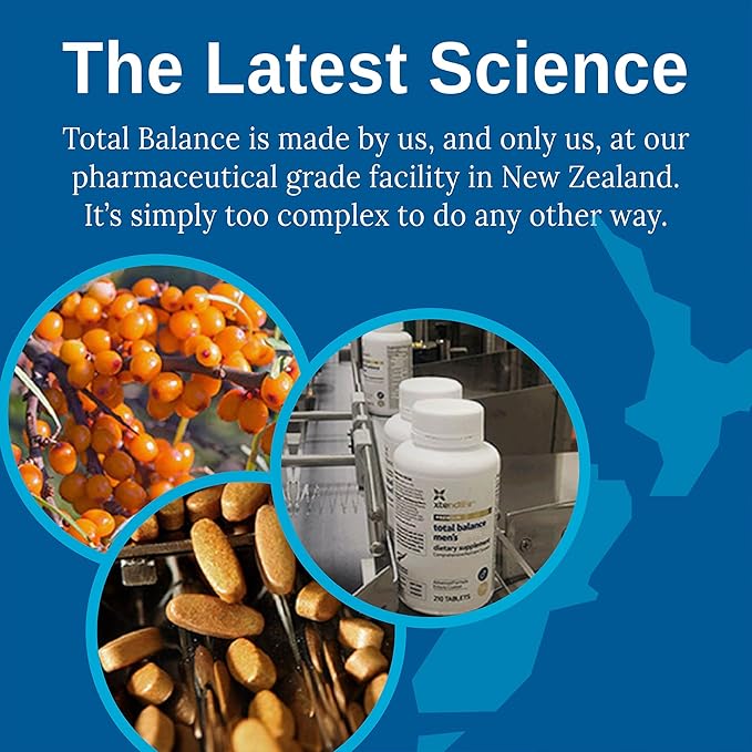 Xtendlife Total Balance Men's Multivitamin for Immune Heart Digestive &amp Cellular Health - Daily Support - 70+ Nutrients &amp Minerals - 30 Day Supply