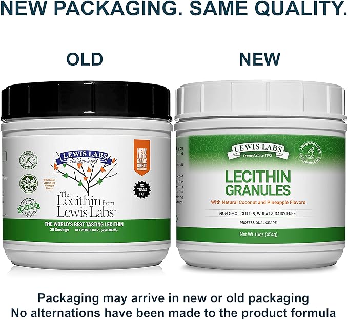 Lecithin Granules Supplement | Natural Soy Lecithin Powder is an Excellent Source of Phosphatidyl Choline | Lactation Support Immune Function &amp Support Brain Health 16 oz