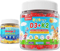 Kids Vitamin D3 K2 Gummies 2 Pack + Omega 3 Gummies for Kids 2 Pack