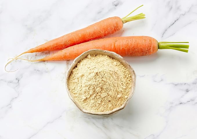 Food to Live Organic Carrot Powder 16 Pounds - Non-GMO Ground Raw Dried Roots Vegan Bulk For Baking Juices Smoothies Shakes and Drinks. Good Source of Dietary Fiber Potassium and Vitamin A